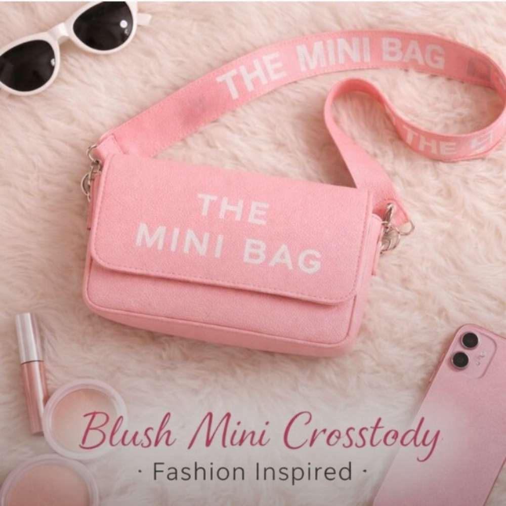 Fashion "Mini Bag " Crossbody (Blush Pink 🩷)